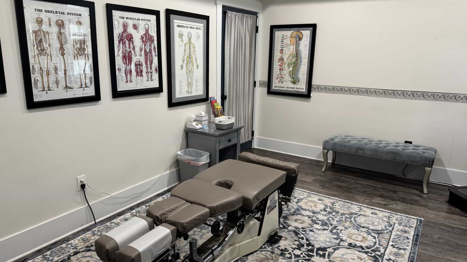Treatment room at Roswell Health & Injury Center | Webster Chiropractic
